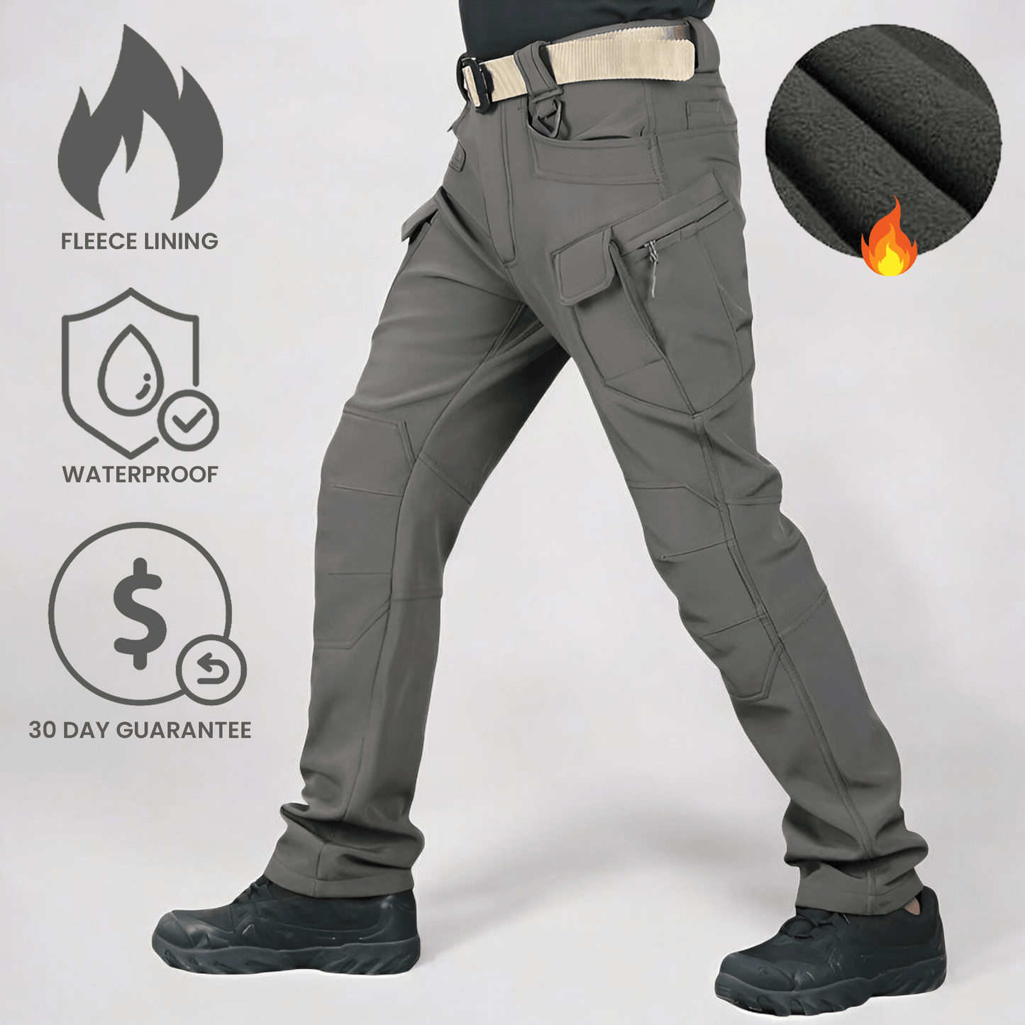 Fleece Lined Waterproof Trousers