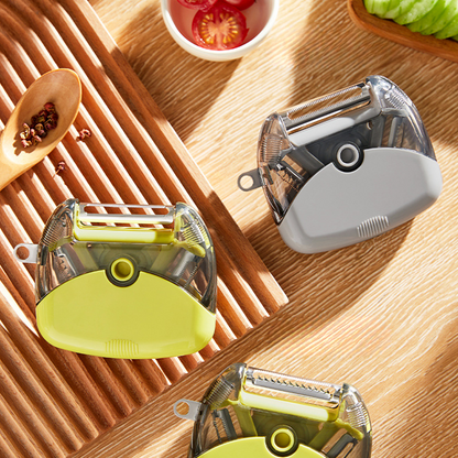 Three-in-One Mini Stainless Steel Fruit and Vegetable Peeler