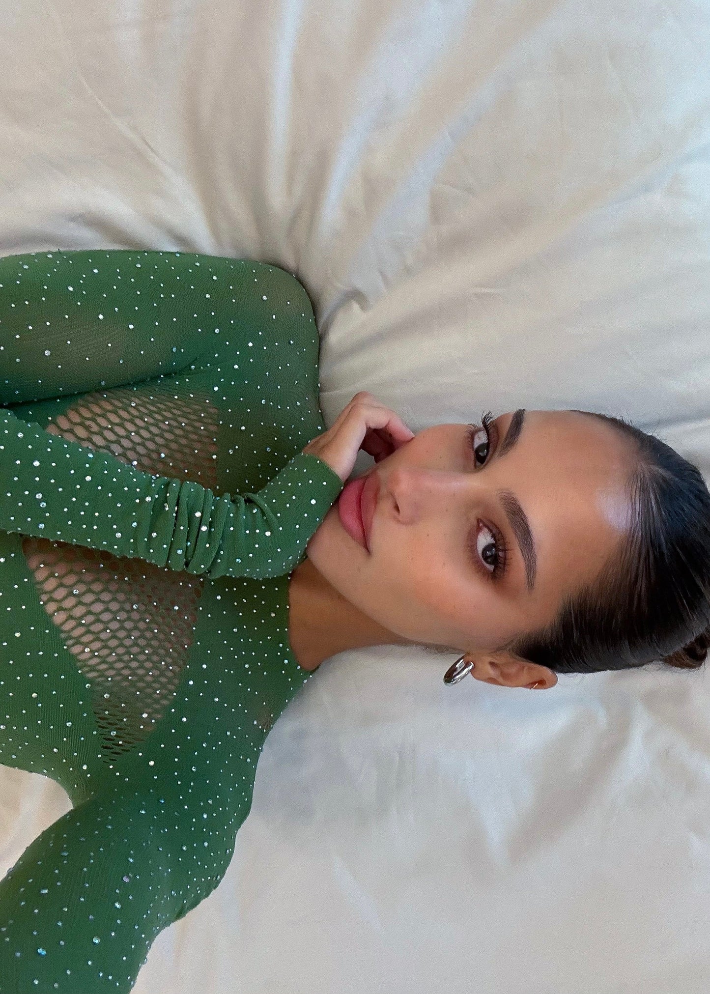 Sculpting Olive Green Long Sleeve Bodysuit - Ultimate Comfort & Style