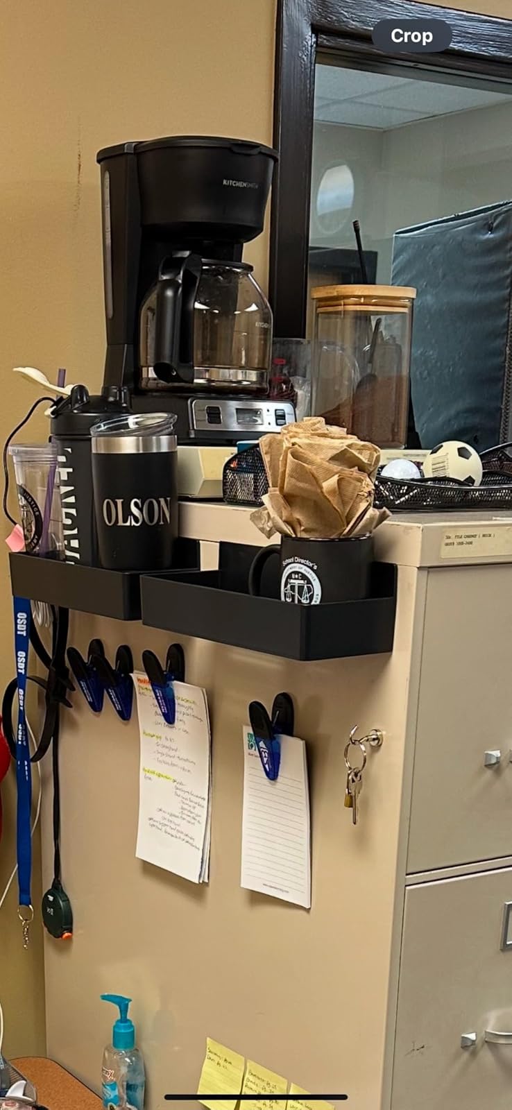 Sakerplus Strong Magnetic Refrigerator Shelf Kitchen Organizer for Spices & Essentials