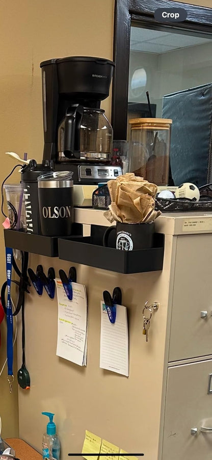 Sakerplus Strong Magnetic Refrigerator Shelf Kitchen Organizer for Spices & Essentials