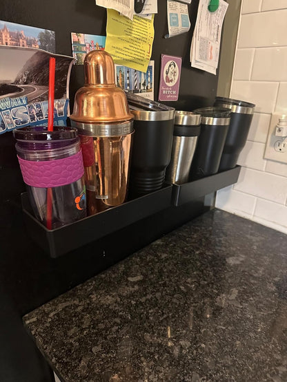 Sakerplus Strong Magnetic Refrigerator Shelf Kitchen Organizer for Spices & Essentials