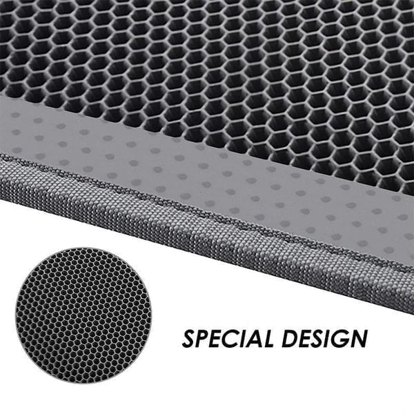 Premium Cat Litter Mat Non-Slip Double Layer Honeycomb Design Easy Clean Trapper