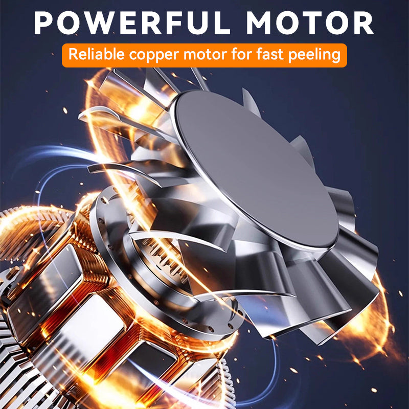 Automatic Electric Transparent Fruit Vegetable Peeler Smart Kitchen Tool Easy Clean