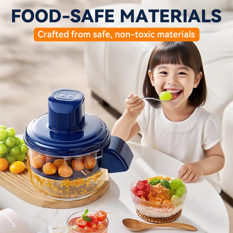 Automatic Electric Transparent Fruit Vegetable Peeler Smart Kitchen Tool Easy Clean