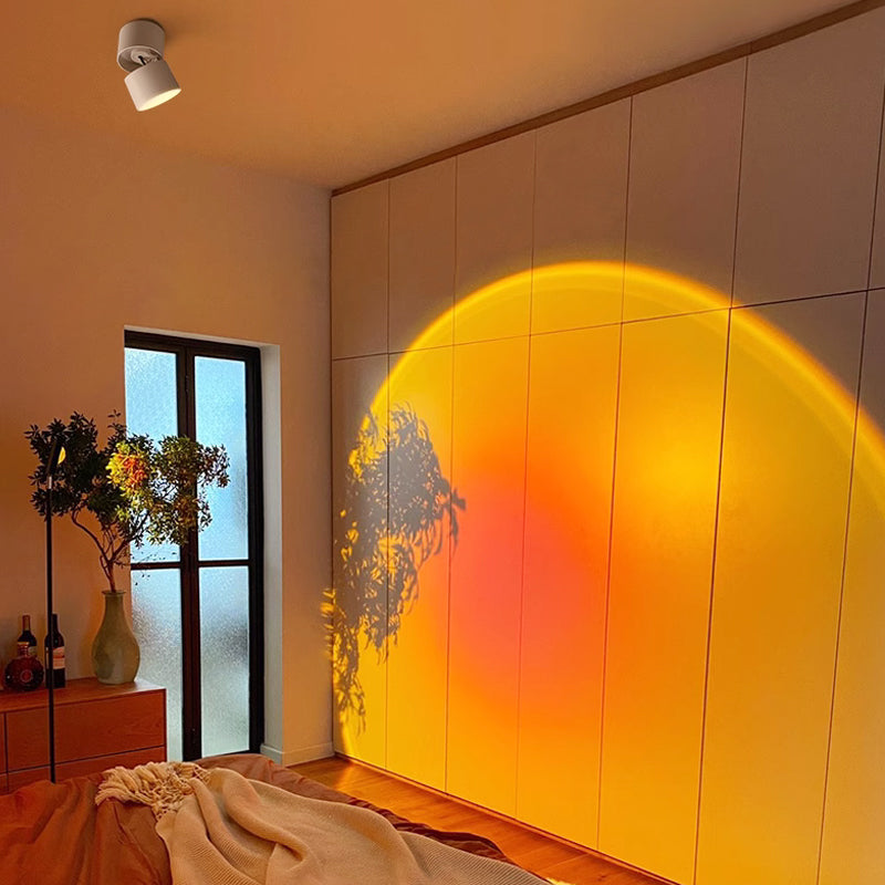 Versatile LED Sunset Projection Lamp for Romantic Ambiance and Photography