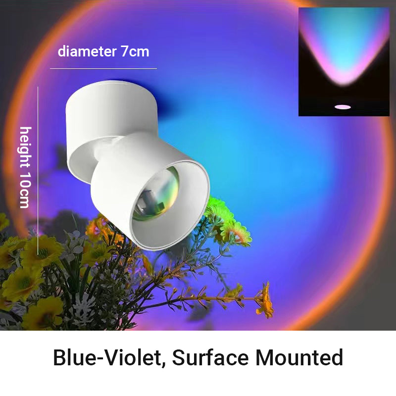 Versatile LED Sunset Projection Lamp for Romantic Ambiance and Photography